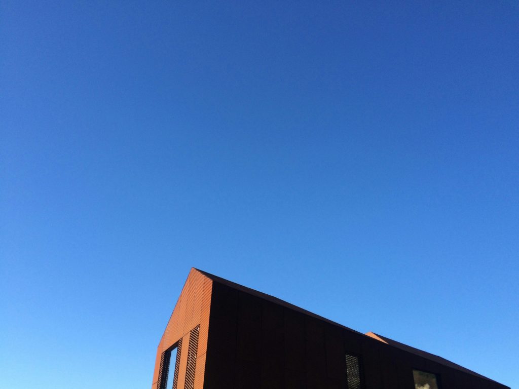 Building Blue Architecture Orange Blue Sky Structure Roof Top Sky House United Kingdom Lewes